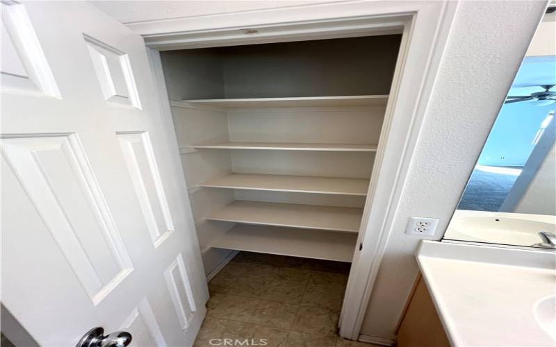 Master bedroom closet