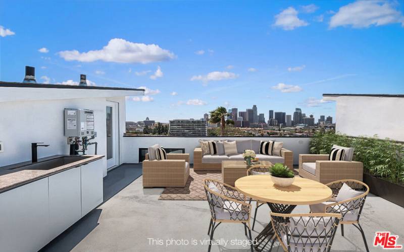 Roof Deck (Virtually Staged)