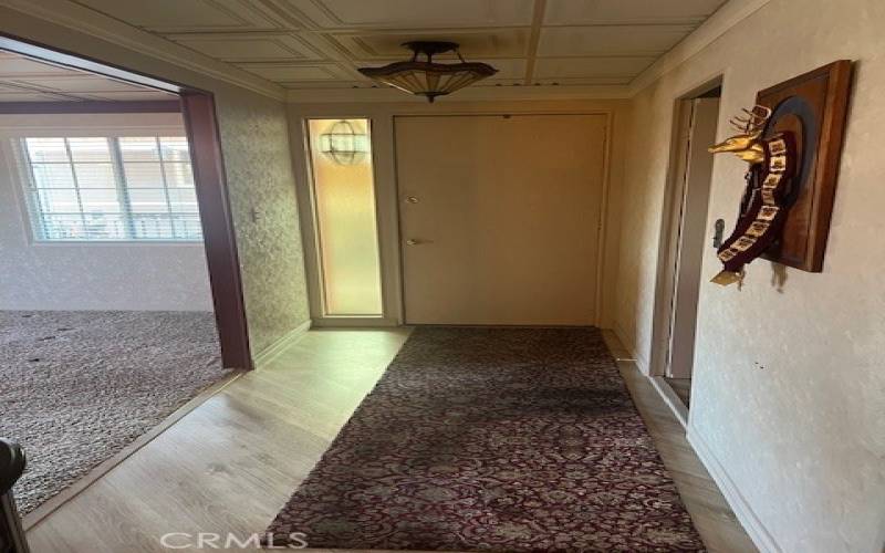 Front Door Entry, beautiful foyer with laminate flooring