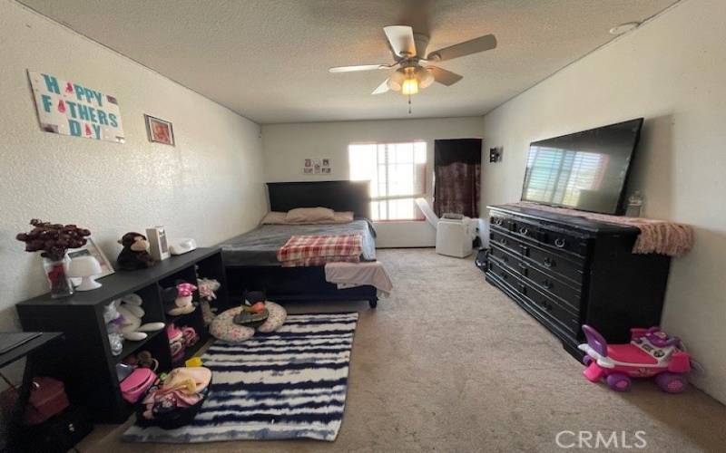 divided Loft area used as bedroom