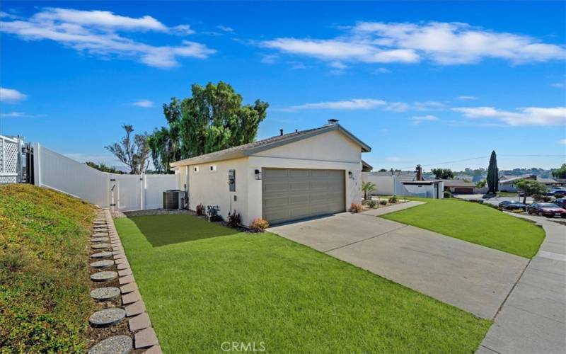 New Sod in the front yard provides excellent curb appeal.