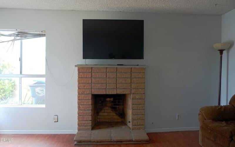 living room fireplace