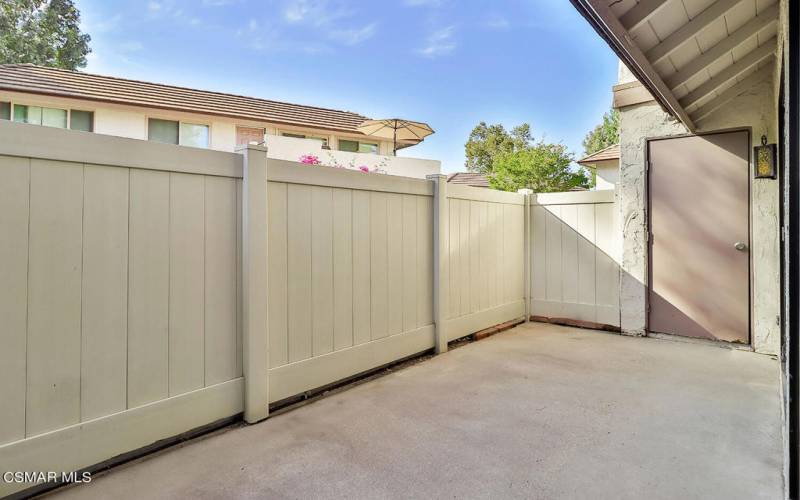 Patio/Garage access