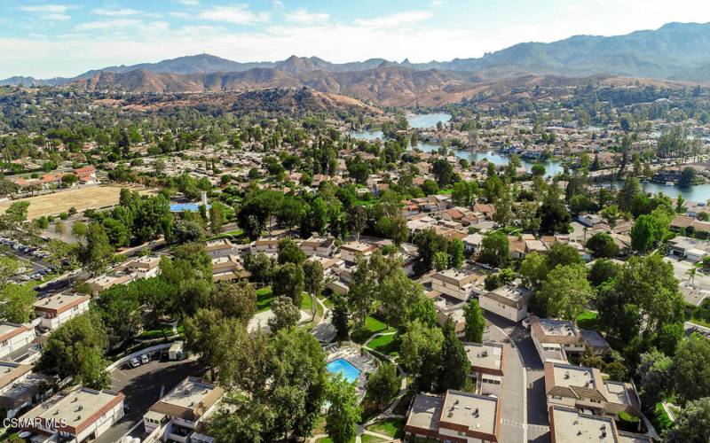 Aerial View of Village Green