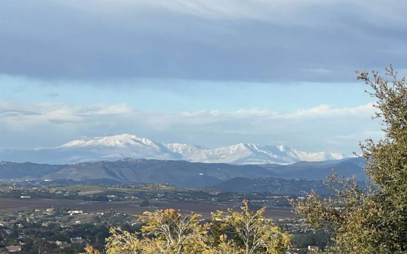 Snowcapped Mountain Views