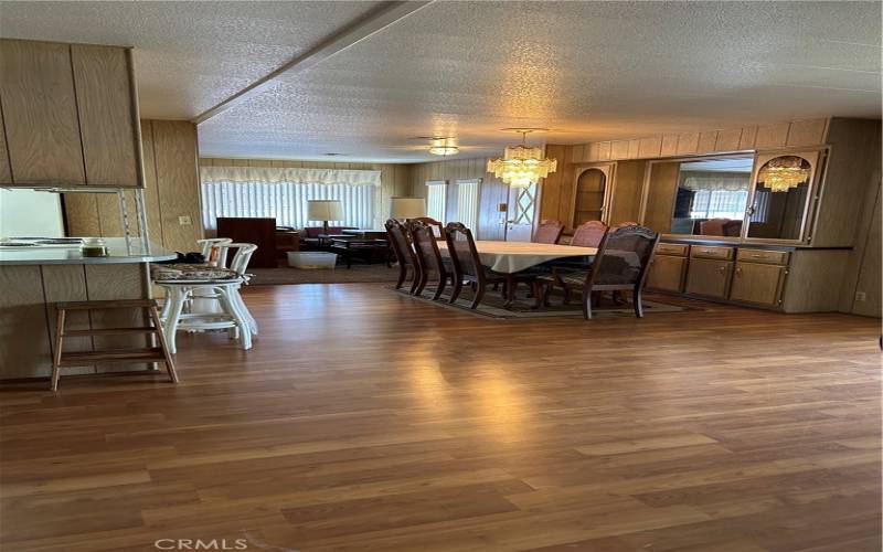 Dining area kitchen bar