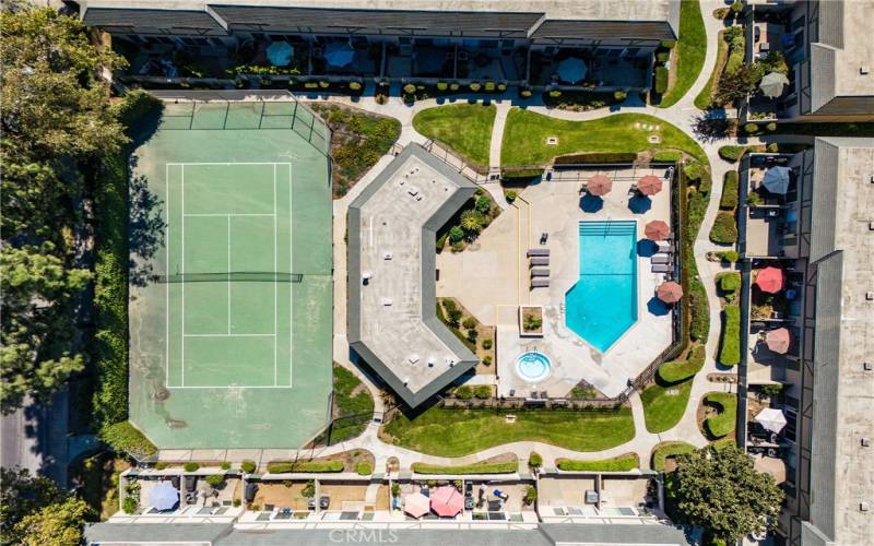 aerial of amenities