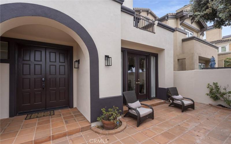 Front Door and Front patio