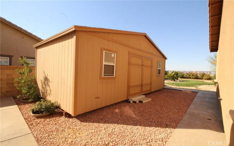 Large storage shed