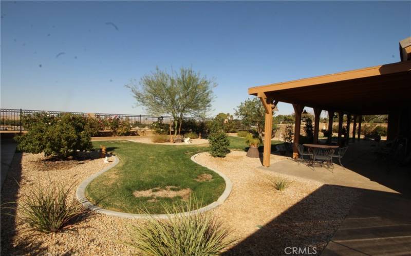 Beautiful back yard and view