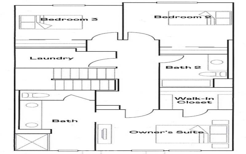 Residence 2 - Level 2 Floorplan