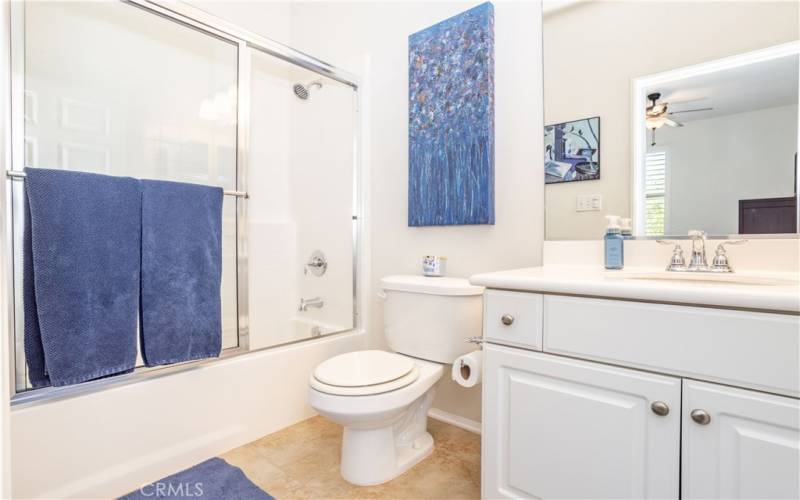 Private ensuite bathroom located in the secondary bedroom