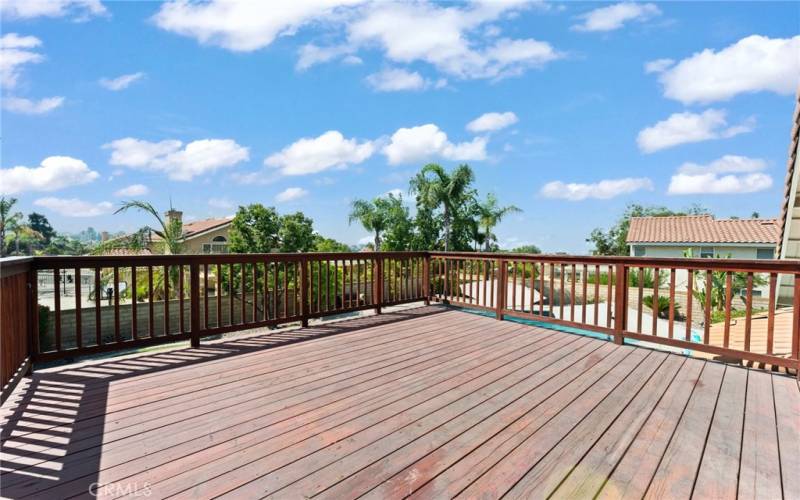 Deck off Primary bedroom