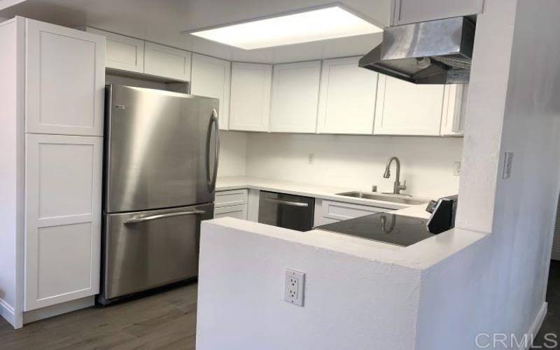 kitchen from the living room