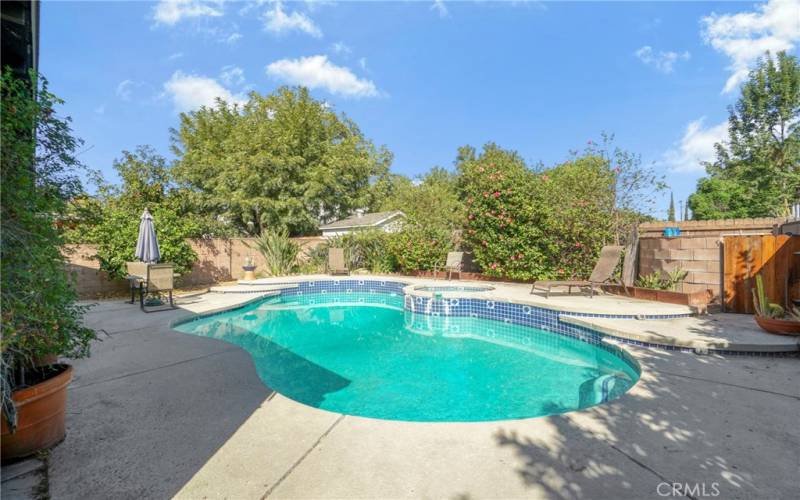 Backyard with Pool/Spa