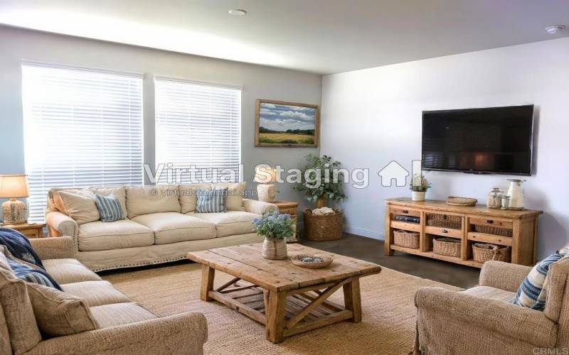 Huge great room Shown virtually staged.