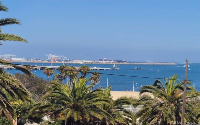 View of port of Los Angeles