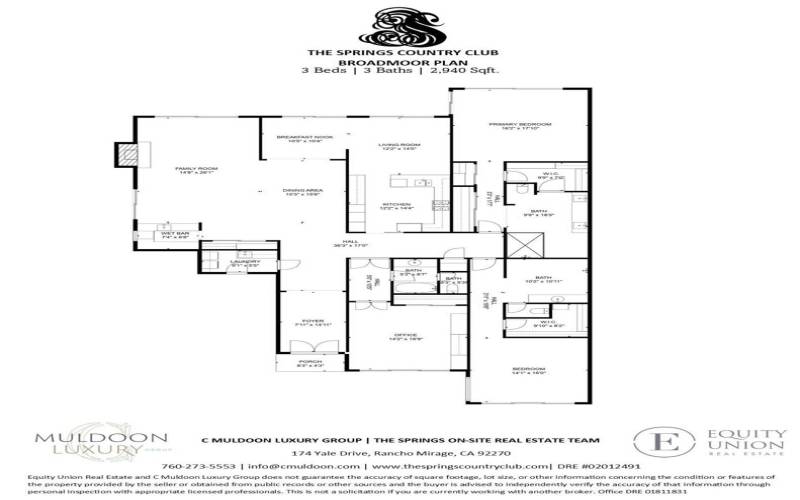 Broadmoor Floorplan