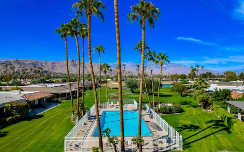 Community Pool w/ Mountain Views