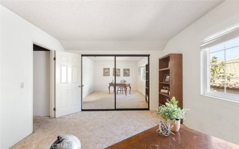 All the bedrooms have mirrored wardrobes.