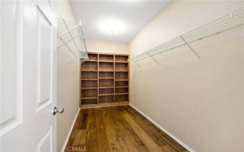 Large walk in closet.