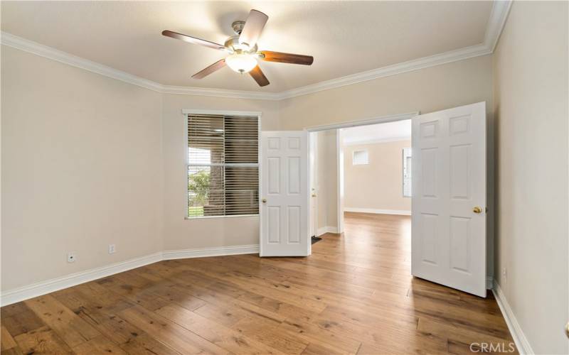 Double door entry at the front of the home for the office or optional 4th bedroom.