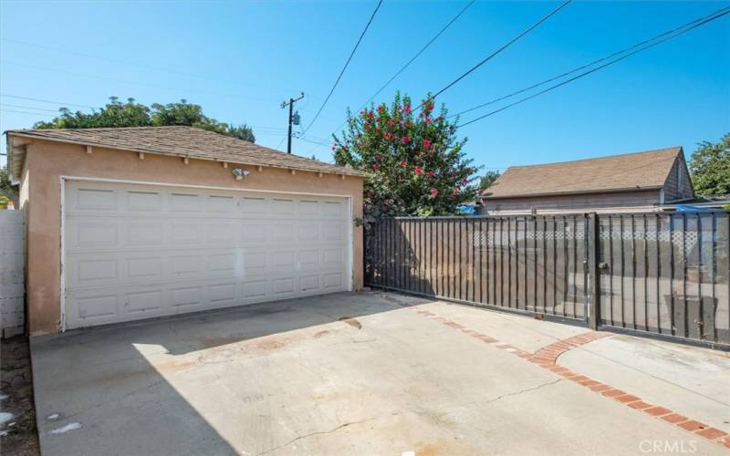 Garage view