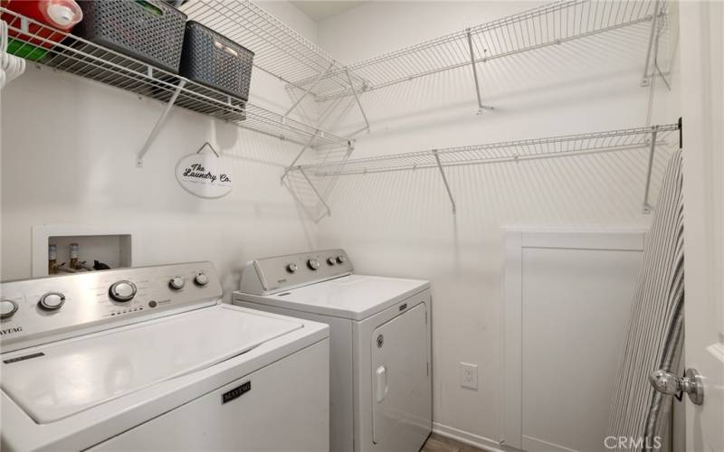 Main floor laundry room