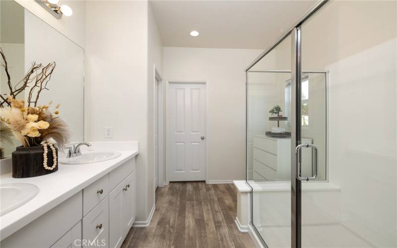 Primary suite bathroom