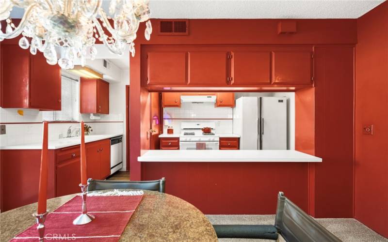 Dining Room into Kitchen