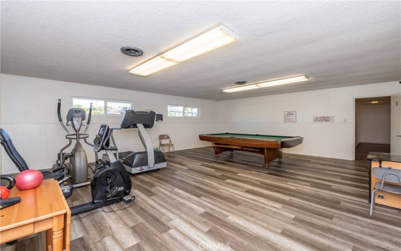 Exercise/Pool Room