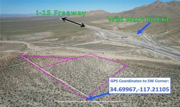 1318 W Wild Wash Road, Apple Valley, California 92307, ,Land,Buy,1318 W Wild Wash Road,HD24215633