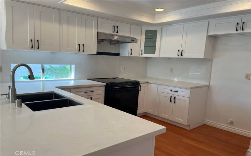 Newly remodeled kitchen