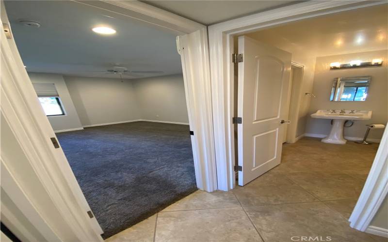 guest bedroom/bathroom