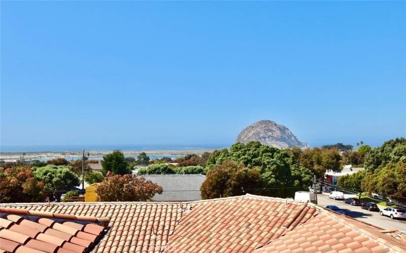 View from the rooftop patio.