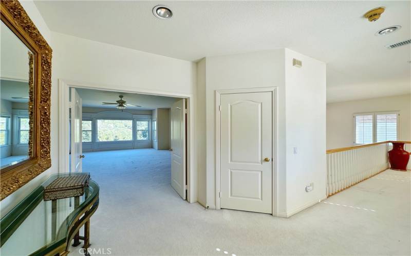 Hallway outside of master suite