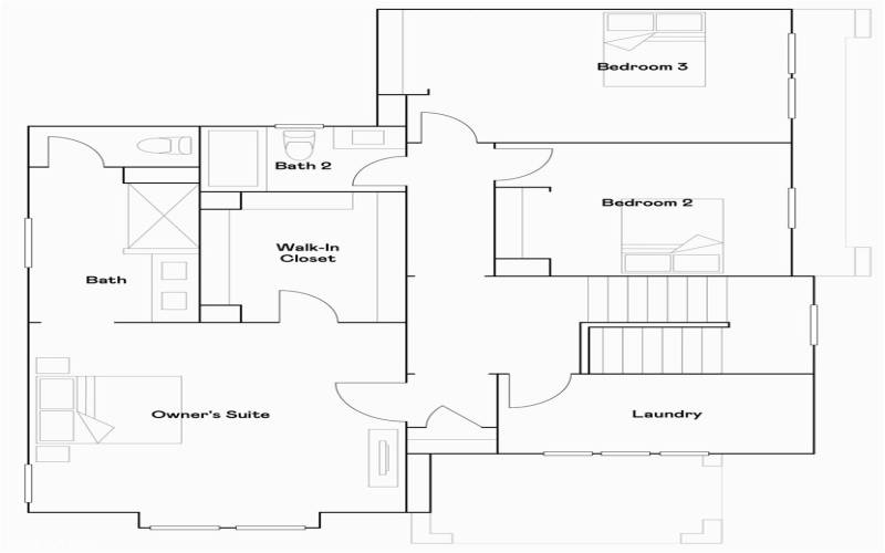 Residence 2 - Level 2 Floorplan