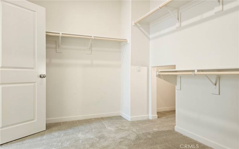 Primary Walk-in Closet