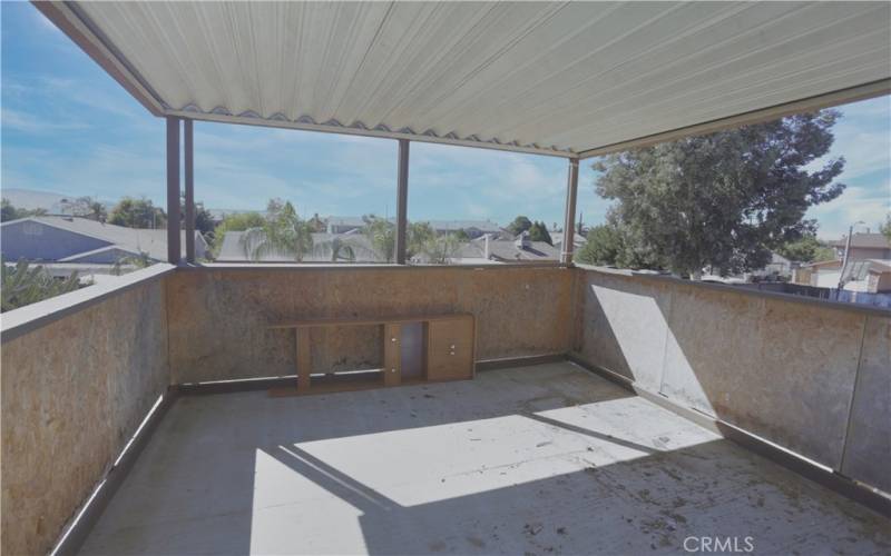 Balcony off of the Primary Bedroom