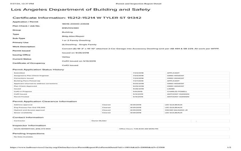 ADU Permits
