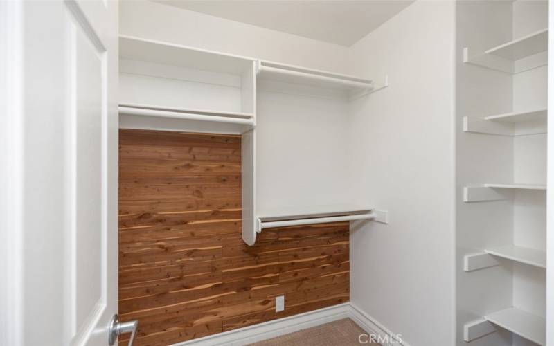 Bedroom walk-in Closet