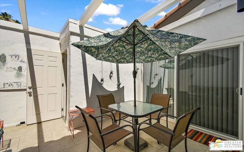 interior patio off kitchen