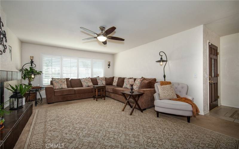 Living room at the front of the house.