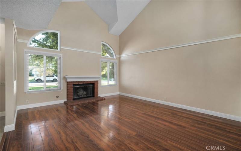 Living Room with Fireplace