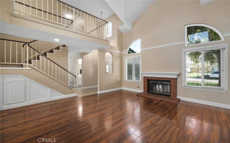 Living Room with Fireplace