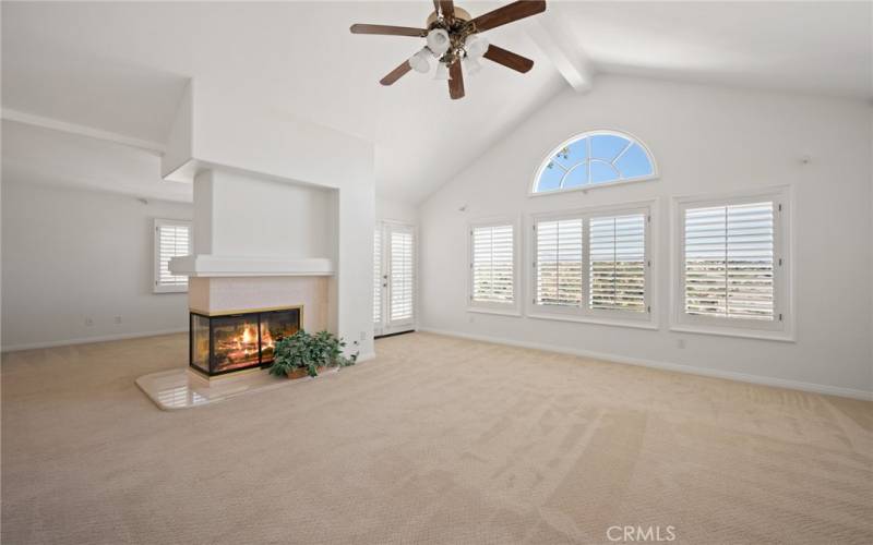 Primary Bedroom with fireplace