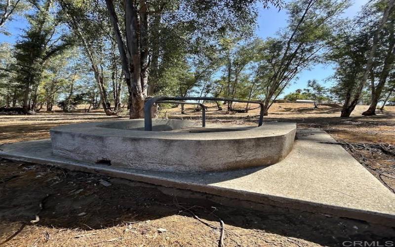 Horse wash area