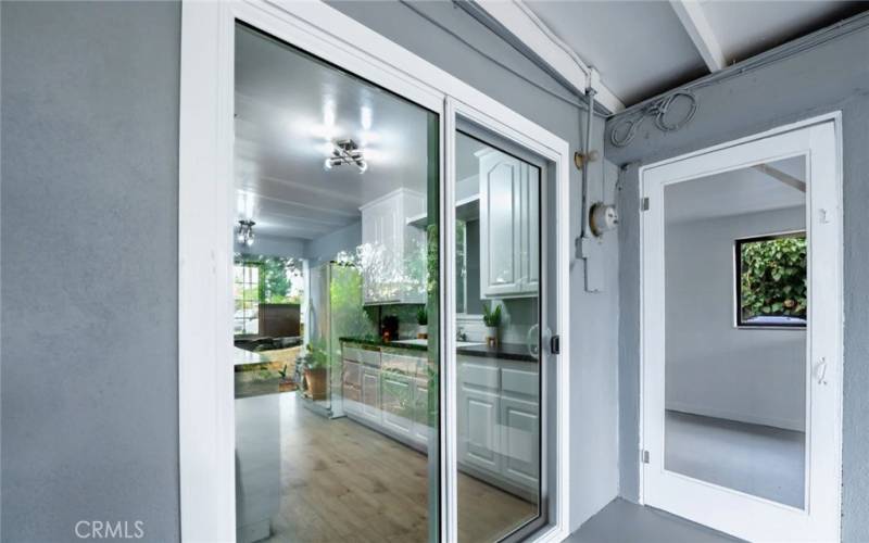 New sliding door