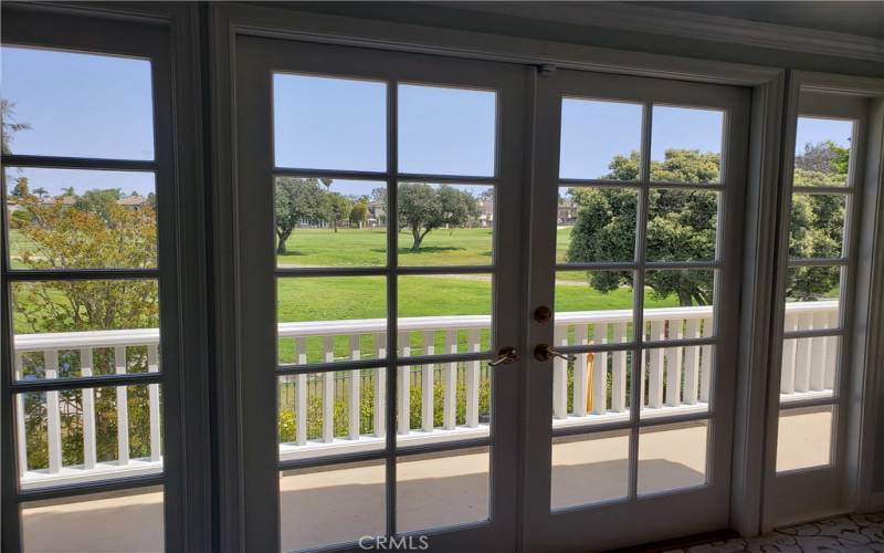 View of golf course from Primary Bedroom