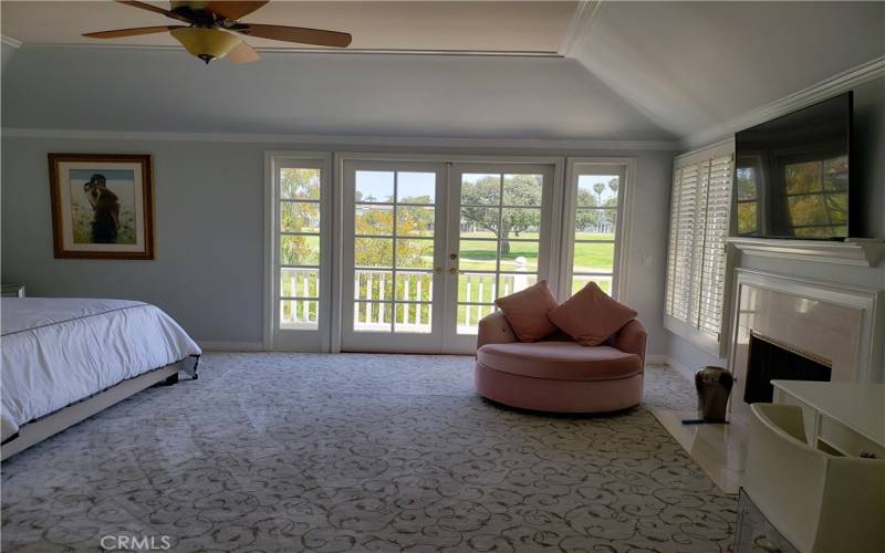 Cozy Fireplace in Primary Bedroom